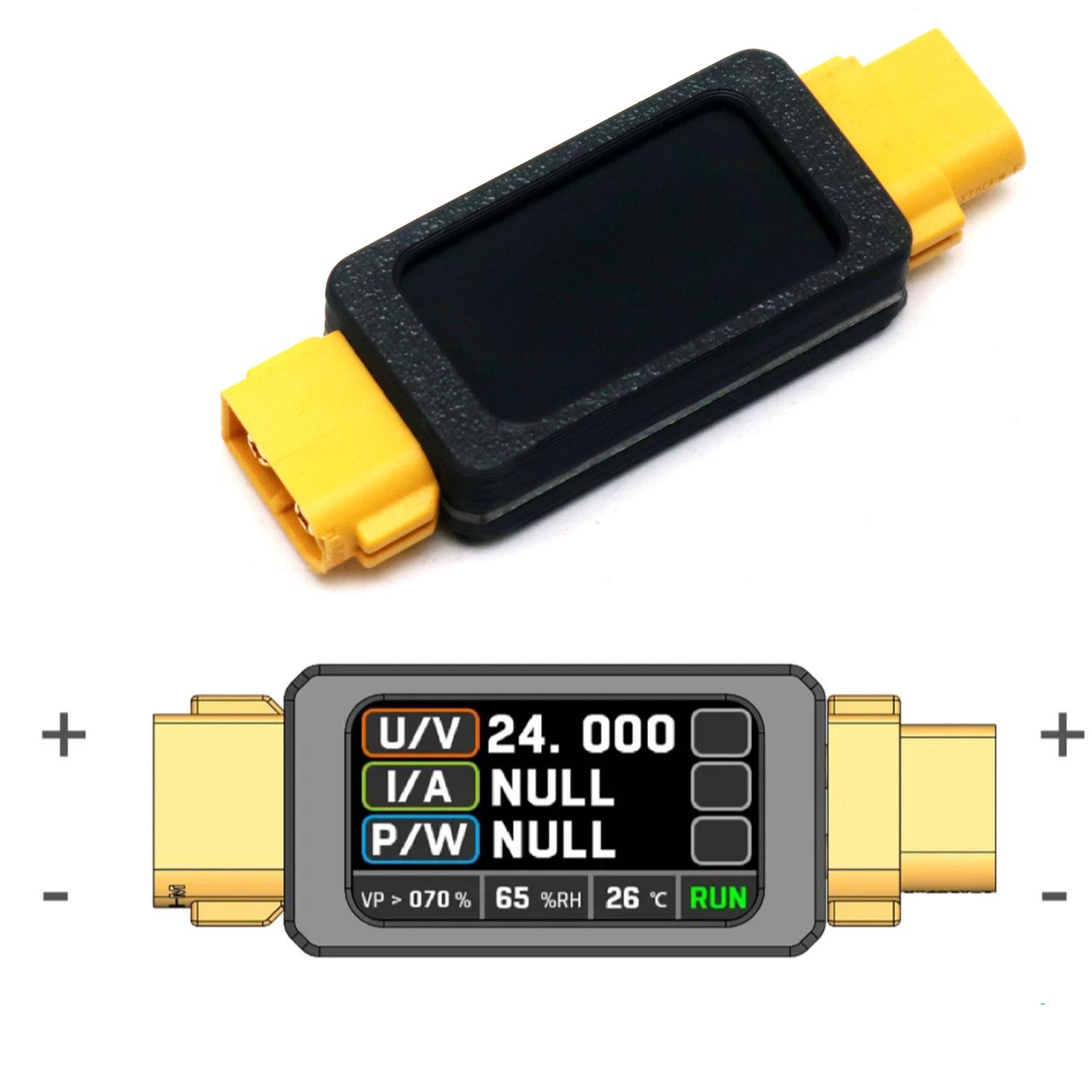XT60 60A Bidirectional DC POWE - đánh giá và giá Drone Battery Voltage Checker