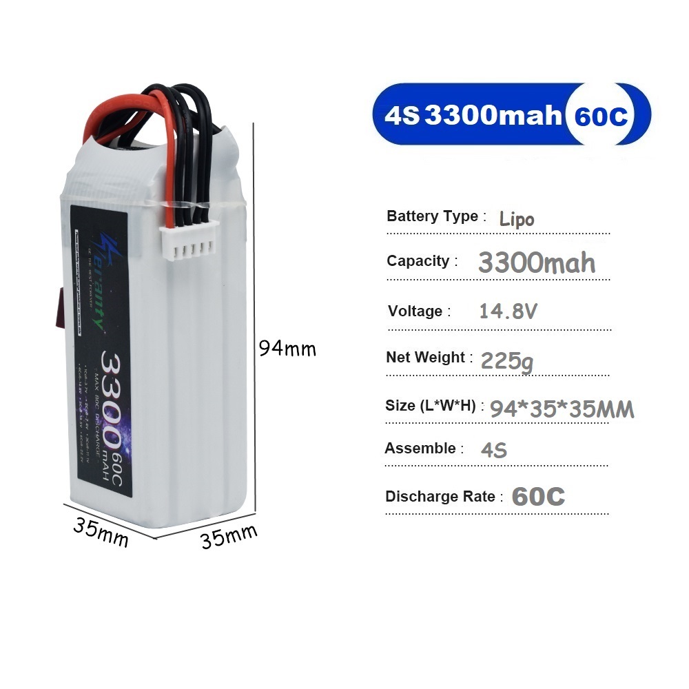 LiPo Rechargeable Battery 4S 3 - đánh giá và giá Drone Battery Lipo